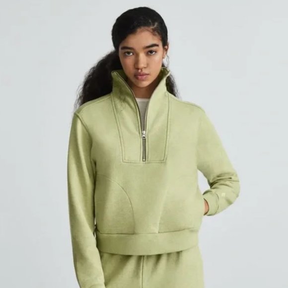 Everlane Tops - Everlane The Track Half-Zip Sweatshirt sz XS